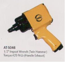 供应AT-5046双锤机制冲击扳手,气动扳手批发,德骐气动工具网